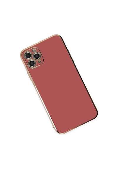 Ilkeshop Newface Apple iPhone Uyumlu 11 Pro Max Kılıf Volet Silikon - Kırmızı