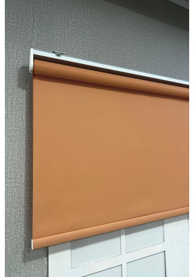 Stor Perde İthal Mat Polyester Turuncu P1470 Turuncu