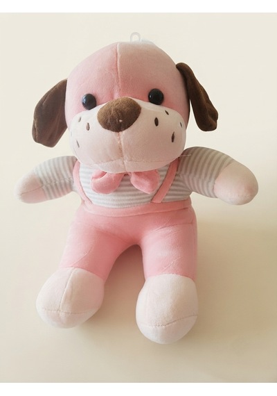 Peluş Köpek -pudra Pembe-35 Cm Pudra Pembesi