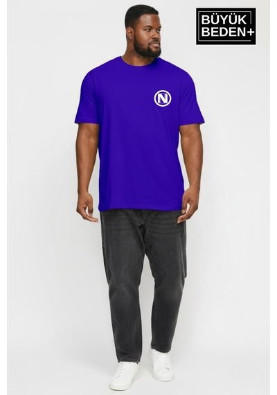 Superlife Erkek Büyük Beden N Baskılı 3xl-6xl Bisiklet Yaka Tshırt Spr26bts510-19 Saks Mavi Superlife Erkek Büyük Beden N Baskılı 3xl-6xl Bisiklet Yaka Tshırt Spr26bts510-19 Saks Mavi