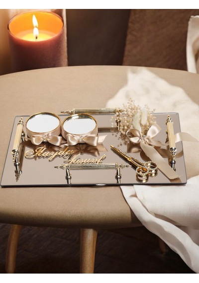 Reverence Gold Söz Tepsisi Gold Gold