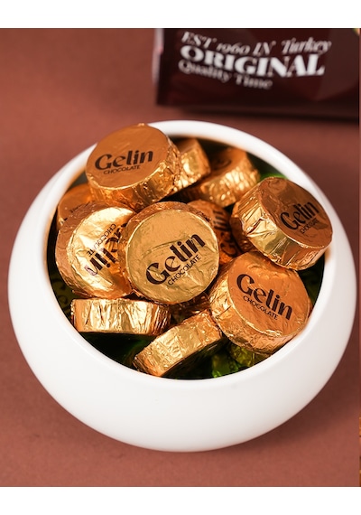 Gelin Fındık Parçacıklı Sütlü Çikolata 300g