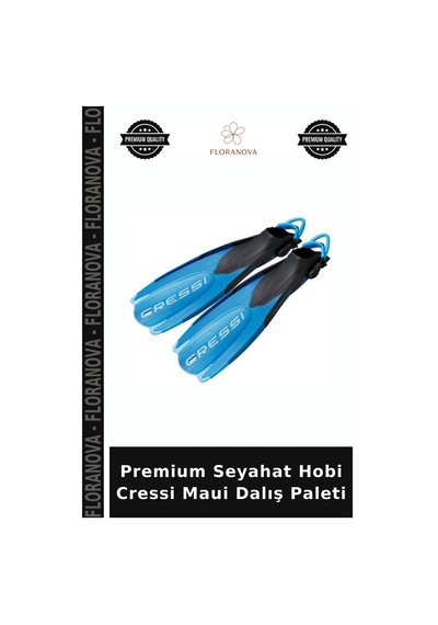 Premium Seyahat Hobi Cressi Maui Dalış Paleti Black - Blue