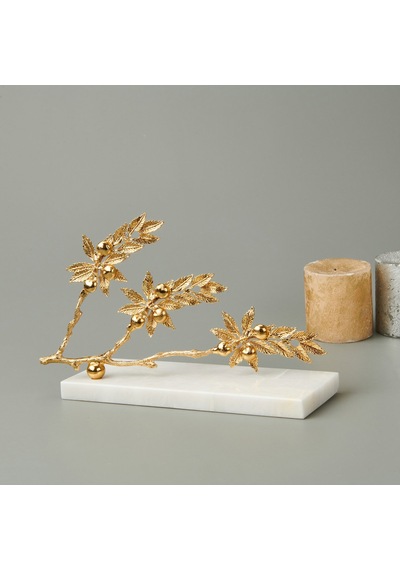 Deco Dalia Dekor - Gold - 16 Cm