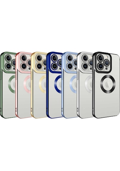 Apple İphone 11 Pro Max Uyumlu Logo Gösteren Kamera Korumalı Renkli Tasarım Kılıf