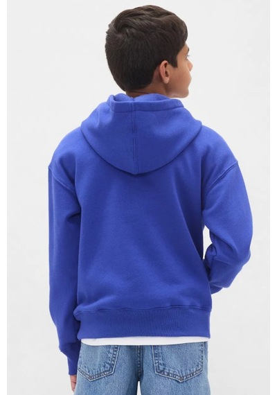 Gap V-frch Logo Çocuk Sweatshirt YESIL