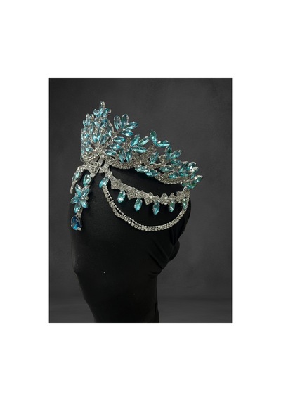 Alınlıklı Gelin,kına,nişan,söz,after,bride,party Taç Turkuaz - 797514215 Turkuaz