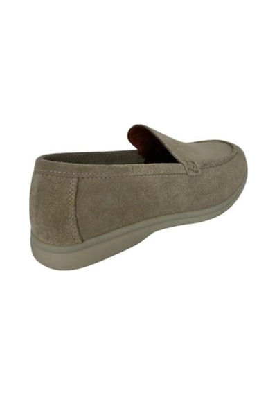 Kemal Tanca 852 661 Erkek Hakiki Deri Loafer Ayakkabı Bej