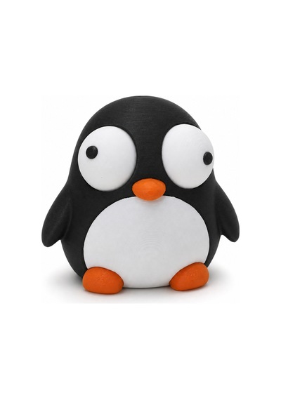 Yasuah Hareketli Gözlü Penguen Figürü