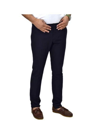 Notra Erkek Silim Fit Kumaş Pantolon Lincoln 198 Bgl-st04487 Lacivert