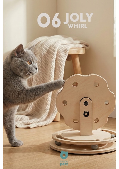 Mamapetz Jolly Whirl Tırmanma Çarkı Ve Kedi Oyuncağı