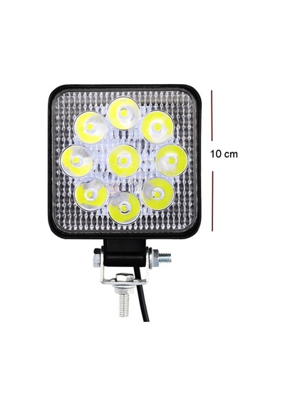 Kare Çalışma Ve Sis Lambası 9 Led Lass309