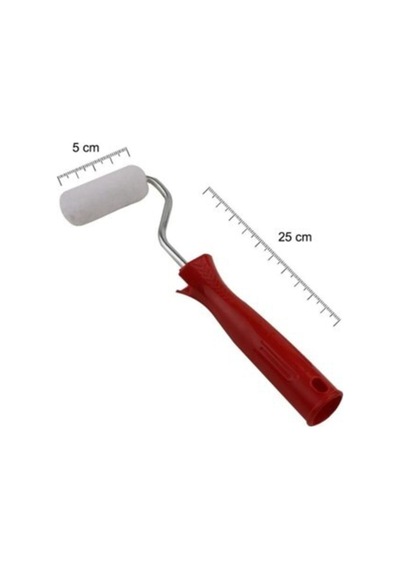 Metal Saplı Kadife Rulo Fırça 5cm 1271