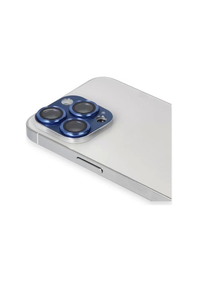 Apple İphone 13 Pro Max Pers Alüminyum Kamera Lens - Lacivert