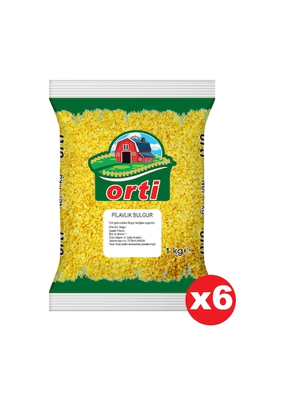 Orti Pilavlık Bulgur 6 x 1 KG