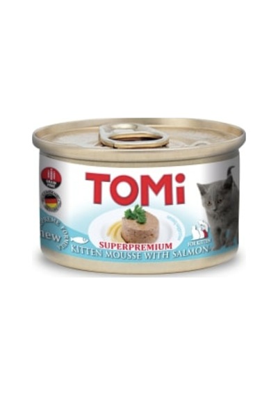 Tomi - 298 - Yavru Kedi Somonlu Yaş - Dpmıx-hb - Mama 85g