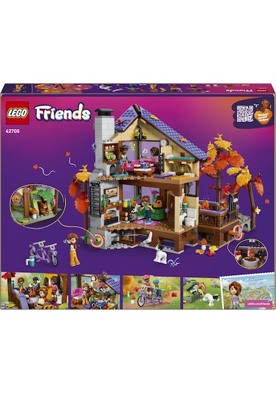 LEGO® Friends Şirin Sonbahar Orman Kulübesi 42705 - 9 Yaş ve Üzeri Çocuklar için Mini Bebek İçeren Oyuncak Yapım Seti (1229 Parça)