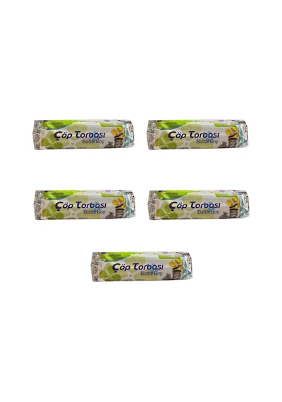 Canhome Battal Boy Çöp Torbası 5 x 10'lu Mavi 75 x 90 CM