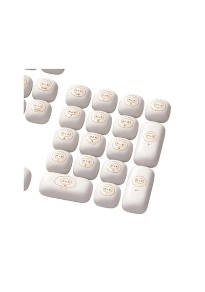 Akko Steamed Buns Pbt 138 Adet Keycap Set