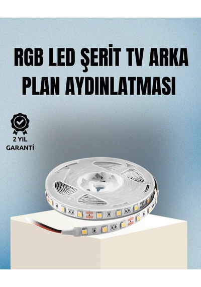 Müzikle Senkronize Led Şerit Tv Aydınlatma 1
