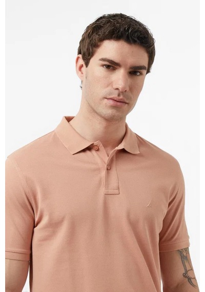 Nautica Erkek Bej Regular Fit Polo Yaka T-shirt-14491
