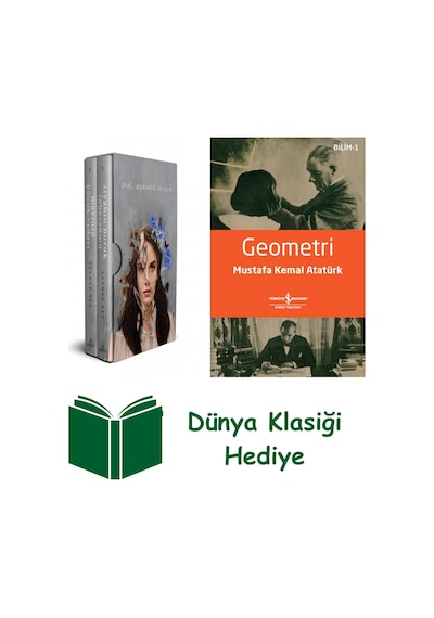 Kayıp Serisi Seti - 2 Kitap Takım Ciltli + Geometri + Dünya Klasiği Hediye