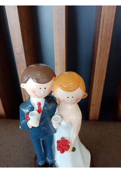 Gelin Damat Doğum Günü Pasta Süsü