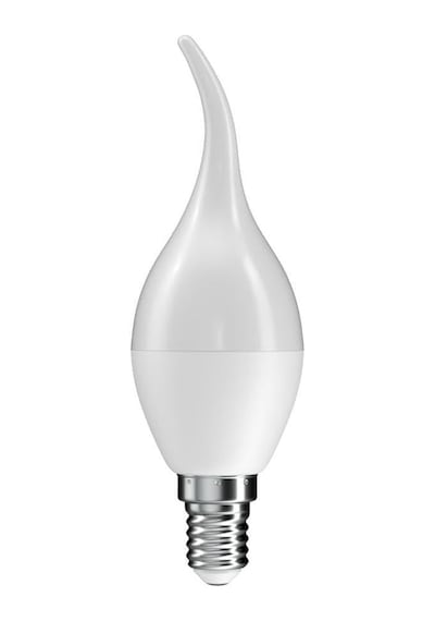 Rt-1189 5w Kuğu Led Mum Ampul 3000k Sarı Işık E14 Kıvrımlı Ampul Diğer