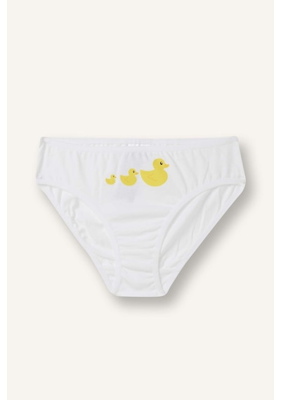 Defacto Desenli Penye 3lü Slip Külot Kız Çocuk H6338a826smyl83 Sarı-yl83