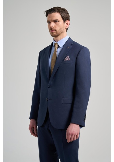 İmza Kendinden Desenli Bez Ayağı Mono Yaka Tam Astar Esnek 4 Drop Comfort Fit Takım Elbise 1001250169 Lacivert İmza Kendinden Desenli Bez Ayağı Mono Yaka Tam Astar Esnek 4 Drop Comfort Fit Takım Elbise 1001250169 Lacivert