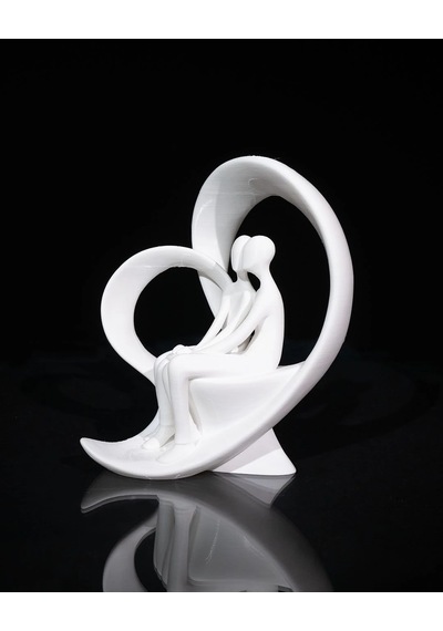 Sessiz Aşkın Zarafeti – Modern Aşıklar Biblosu (18 cm)
