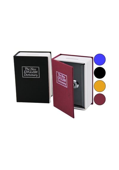 Kumbara Homesafe Booksafe Büyük 180x115x55mm Kitap Modeli Kilitli Kasa Kumbara