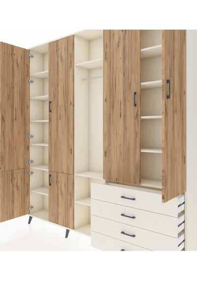 Arges Dolap 14 Raflı 4 Çekmeceli Tek Askılı 220x30x243 Aytaşı-çam/aytaşı Atlas Çam/aytası Arges Dolap 14 Raflı 4 Çekmeceli Tek Askılı 220x30x243 Aytaşı-çam/aytaşı Atlas Çam/aytası