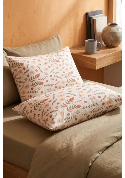 Triana Pamuklu 2'li Yastık Kılıfı 50x70 Cm Çok Renkli