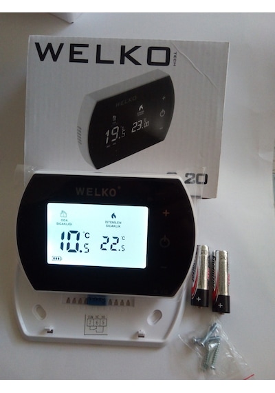 Welko Kablolu Dijital Oda Termostatı W20 S20