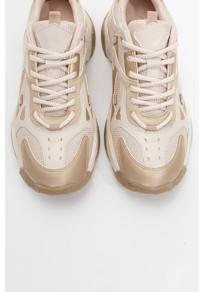 Luvishoes Luvi Shoes Lecce Bej Altın Kadın Spor Ayakkabı Bej - Altın