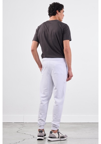 Dufy Beyaz Erkek Eşofman Altı - Regular Fit Beyaz