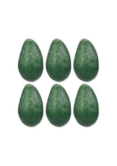 Yapay Meyve Avokado Fake Fruit 6 Lı Paket