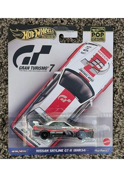 Gran Turismo 7 1/64 Nissan Skyline Gtr R34 Koleksiyon Modeli Oyuncak Araba, Oyuncak Araba Açık Bej