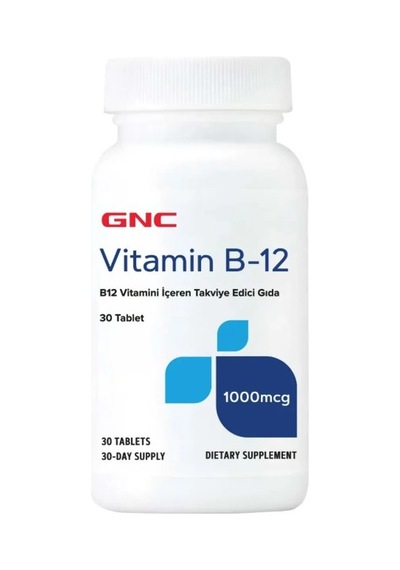 Gnc Vitamin B12 1000 Mcg 30 Kapsül