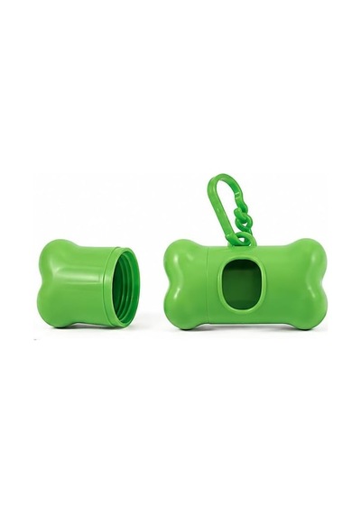Tr Köpek Dışkı Poşeti Taşıma Çantası + 1 Rulo Poşet Tasmaya Takılabilir Poşetlik Dispenser, Gezdirme Ve