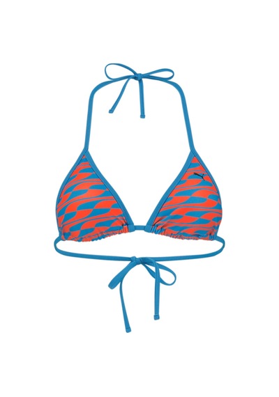 Puma Swım Bağlamalı İpli Bikini Üstü 935507 01 Açık Mavi