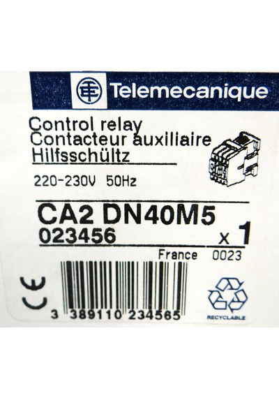 Telemecanique Ca2 Dn40m5 220-230v/50hz 10 Amper Konkatör