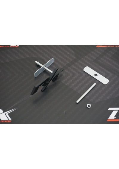 Dodge Challenger Rt Logo Ön Panjur Vidalı 3D Krom Metal Logo Ambl (546907258)