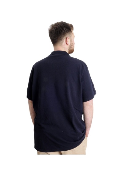 Mode Xl Büyük Beden Erkek T-Shirt Polo Fragmented 23325 Lacivert 001