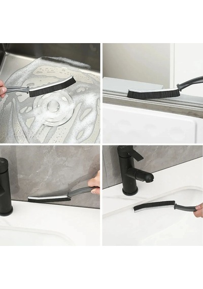 Mcg 2li Çok Amaçlı Multi Ince Temizlik Fırçası Derz Arası Banyo Mutfak Lavabo Detay Temizleme Fırçası Renkli