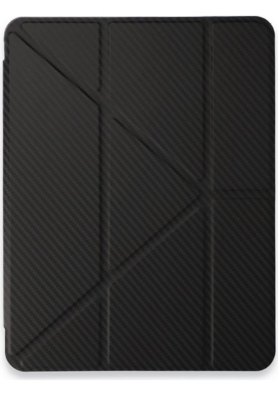 Cosmotex Newface iPad Uyumlu  Pro 11 2024 Kılıf Color Karbon Tablet Kılıfı - Siyah