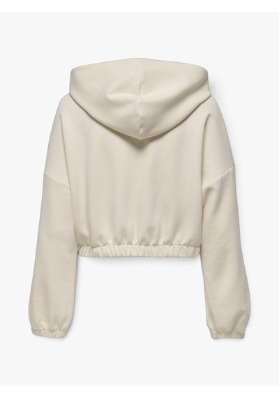 Only Onlscarlett Lıfe Ls Zıp Hood Swt Noos Kadın Gri Sweatshirt - 15346449