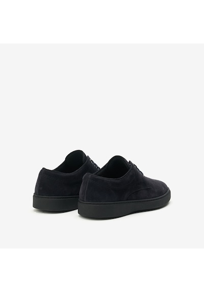 Navy Blu Sneaker Erkek 19c4 Frau Waxy Laced Shoes Mavi