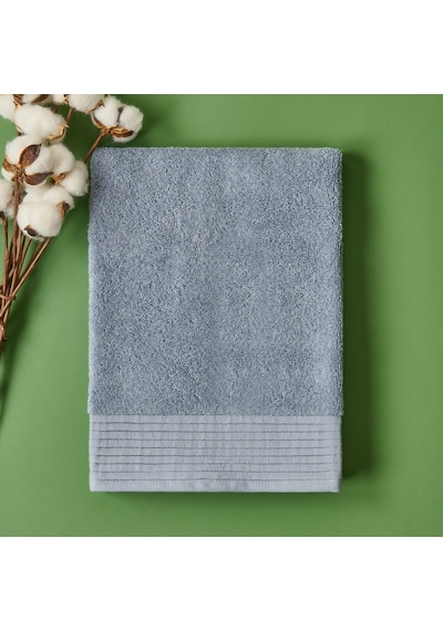 Soft Premium Yüz Havlusu - Mavi - 50x90 Cm Çok Renkli